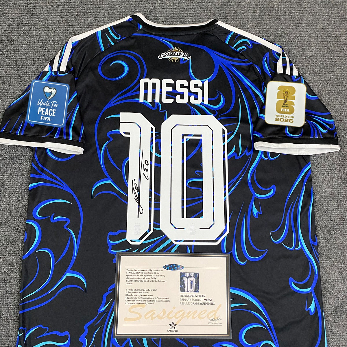 Lionel Messi Signed Argentina 2026/27 Away Jersey Shirt - COA - Signature Version