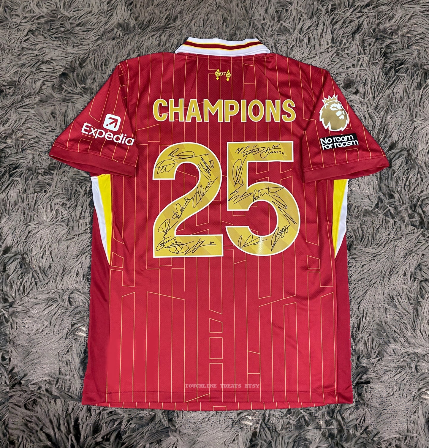 Liverpool Full Squad Signed Liverpool 24/25 Home Jersey Shirt - COA - Signature Version