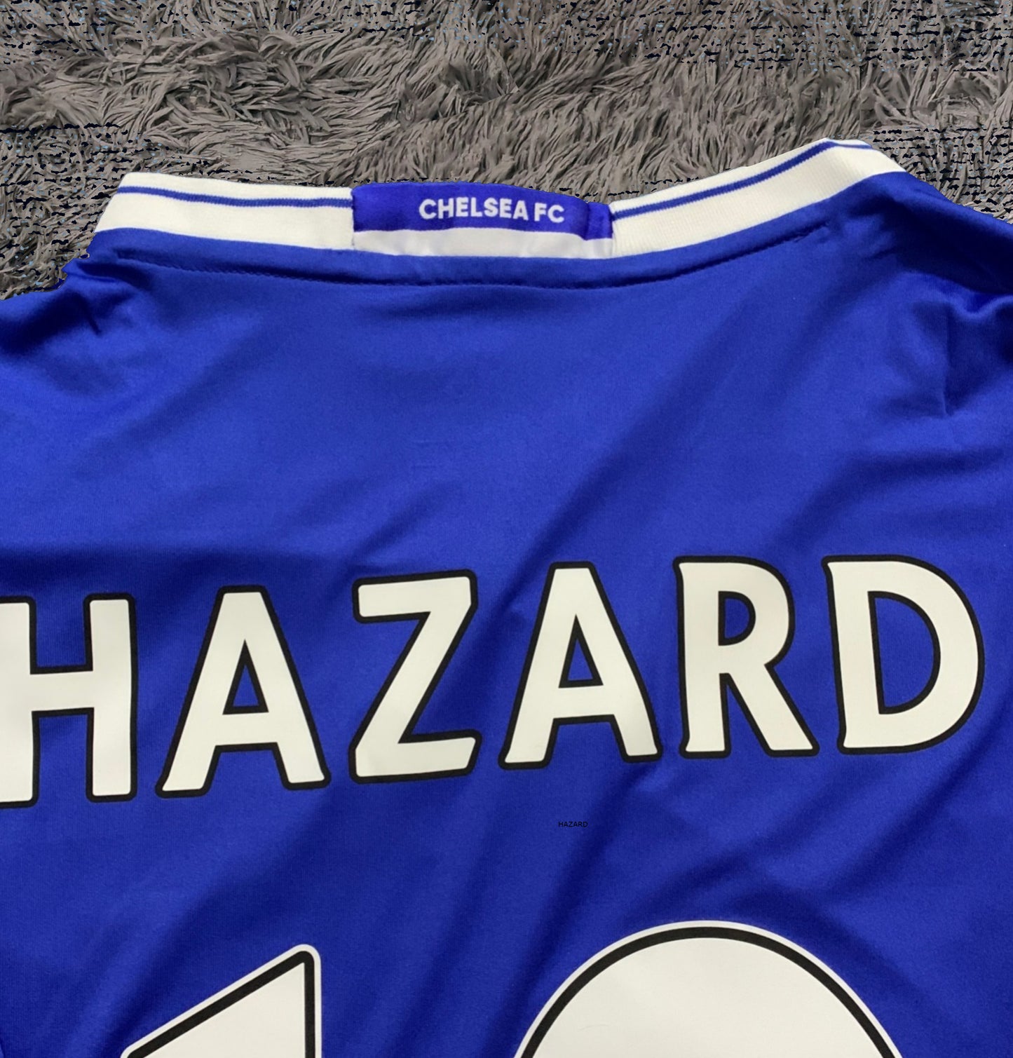 Eden Hazard Signed Chelsea 16/17 Home Jersey Shirt - COA - Signature Version