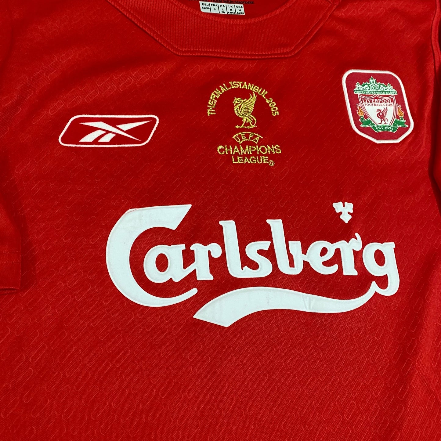 Steven Gerrard Signed Liverpool 04/05 Home Jersey Shirt - COA - Signature Version