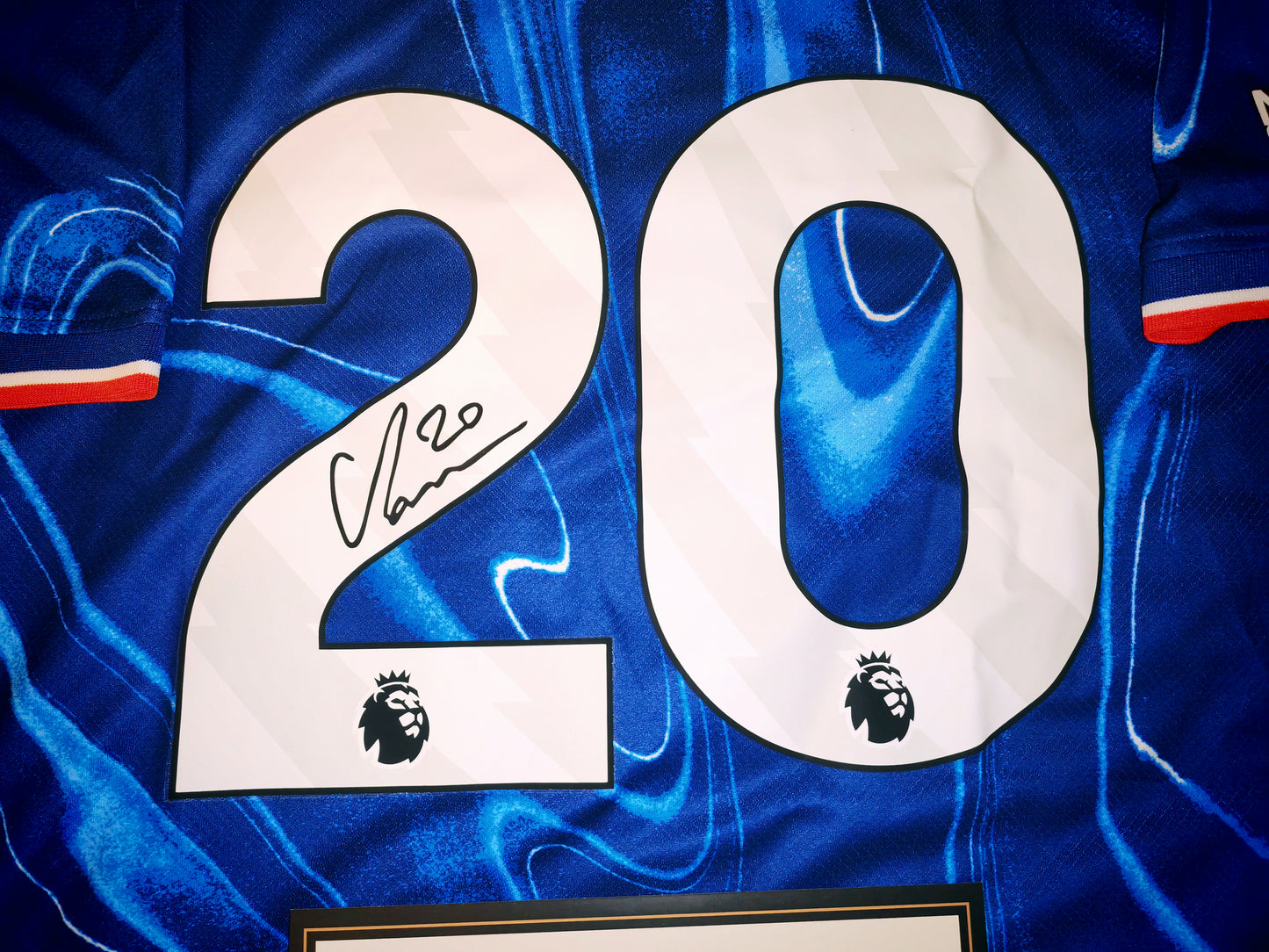 Cole Palmer Signed Chelsea 24/25 Home Jersey Shirt - COA - Signature Version