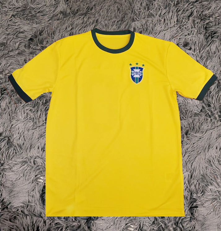 Pele Signed Brazil 1970 Jersey Shirt - COA - Signature Version