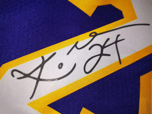 Kobe Bryant Signed LA Lakers #24 Home Jersey Shirt - COA - Signature Version
