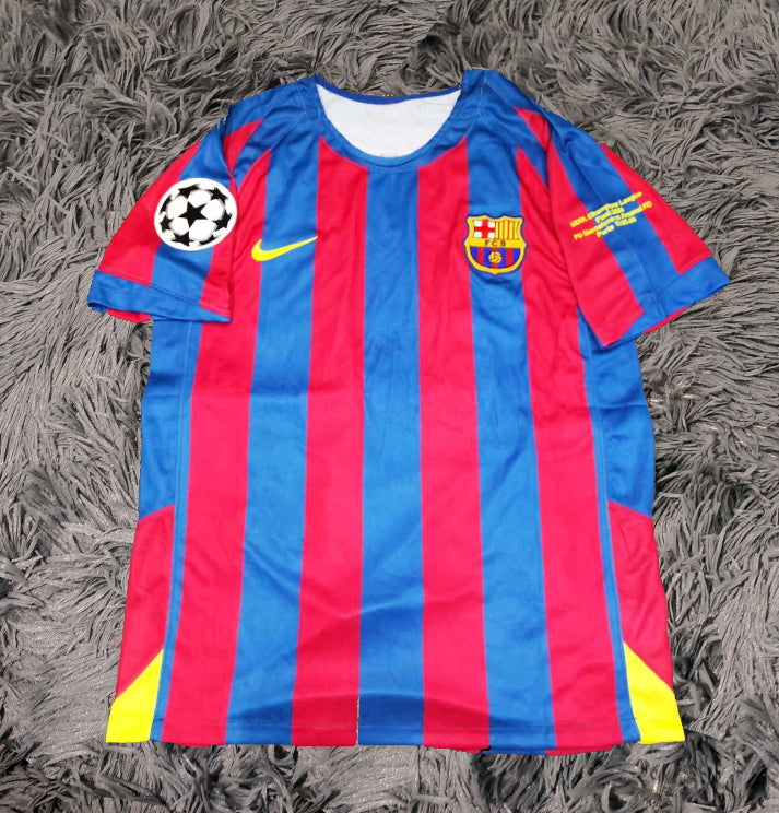 Ronaldinho Gaúcho Signed Barcelona 04/05 Home Jersey Shirt - COA - Signature Version
