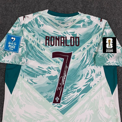 Cristiano Ronaldo Signed Portugal 2026/27 Away Jersey Shirt - COA - Signature Version