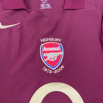 Thierry Henry Signed Arsenal 05/06 Highbury Jersey Shirt - COA - Signature Version