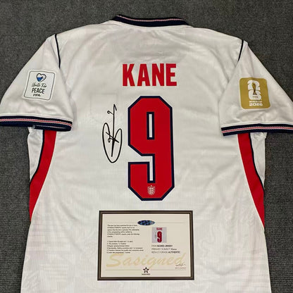 Harry Kane Signed England 2026 World Cup Jersey Shirt - COA - Signature Version