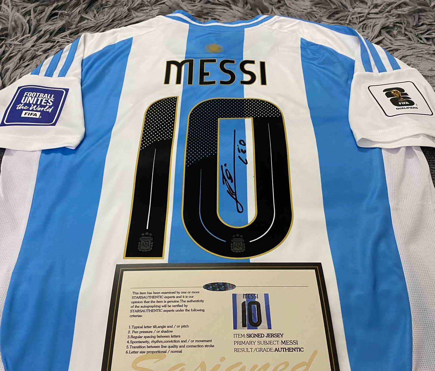 Lionel Messi Signed Argentina 25/26 Home Jersey Shirt - COA - Signature Version