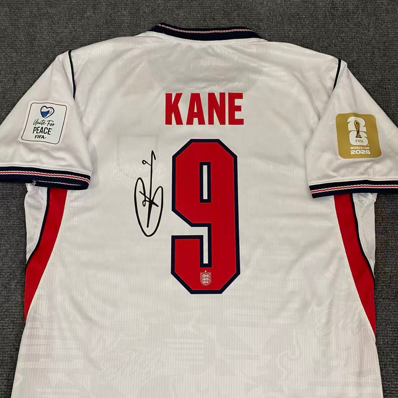 Harry Kane Signed England 2026 World Cup Jersey Shirt - COA - Signature Version