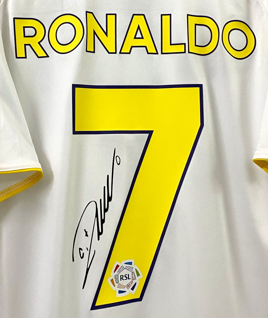 Cristiano Ronaldo Signed Al Nassr 25/26 Third Jersey Shirt - COA - Signature Version