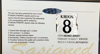 Toni Kroos Signed Real Madrid Final 23/24 Home Jersey Shirt - COA - Signature Version