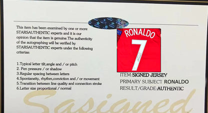 Cristiano Ronaldo Signed Portugal Final 15/16 Home Jersey Shirt - COA - Signature Version