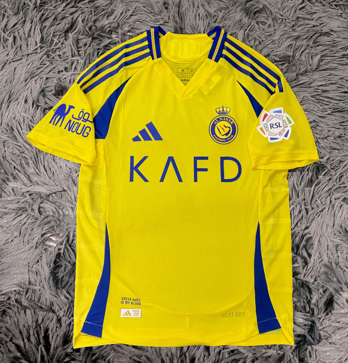 Cristiano Ronaldo Signed Al Nassr 24/25 Home Jersey Shirt - COA - Signature Version