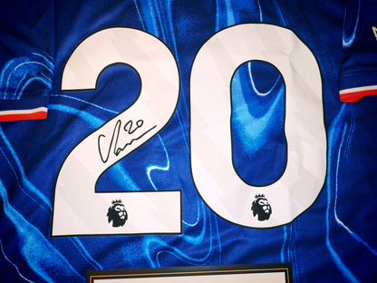 Cole Palmer Signed Chelsea 24/25 Home Jersey Shirt - COA - Signature Version