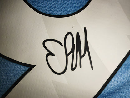 Erling Haaland Signed Man City 25/26 Home Jersey Shirt - COA - Signature Version