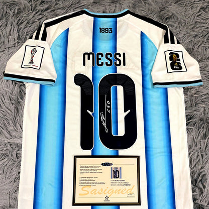 Lionel Messi Signed Argentina 2026/27 Home Jersey Shirt - COA - Signature Version