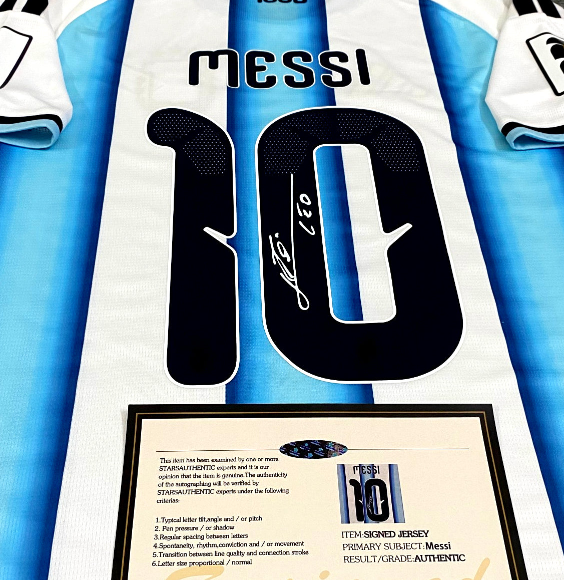 Lionel Messi Signed Argentina 2026/27 Home Jersey Shirt - COA - Signature Version