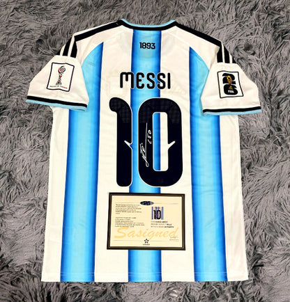 Lionel Messi Signed Argentina 2026/27 Home Jersey Shirt - COA - Signature Version
