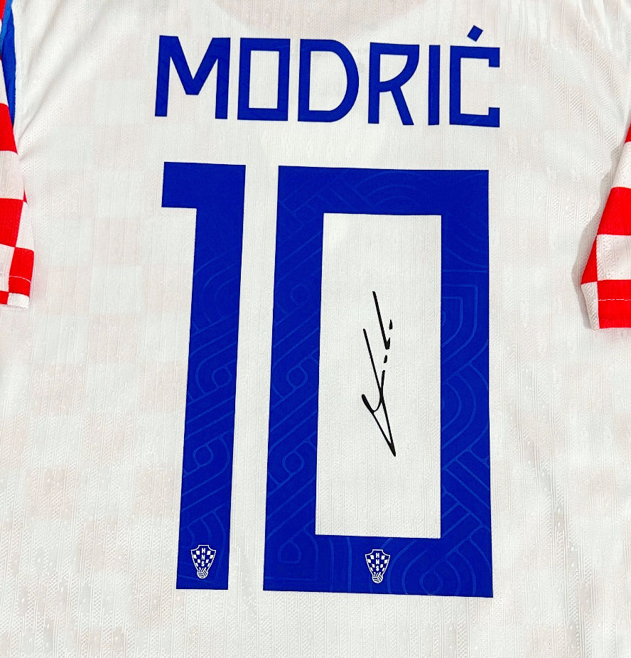 Luka Modric Signed Croatia 2026/27 Home Jersey Shirt - COA - Signature Version