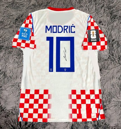 Luka Modric Signed Croatia 2026/27 Home Jersey Shirt - COA - Signature Version