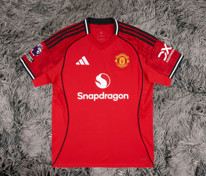 Man United Full Squad Signed 25/26 Home Jersey Shirt - COA - Signature Version