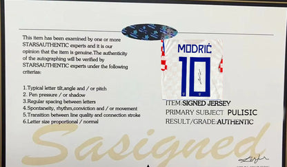Luka Modric Signed Croatia 2026/27 Home Jersey Shirt - COA - Signature Version