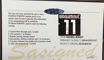 Zlatan Ibrahimovic Signed AC Milan 22/23 Home Jersey Shirt - COA - Signature Version