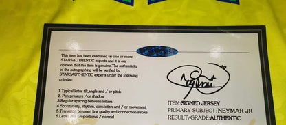 Neymar Jr Signed Brazil 2022 Home Jersey Shirt - COA - Signature Version