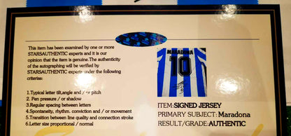 Diego Maradona Signed Argentina 1986 Jersey Shirt - COA - Signature Version