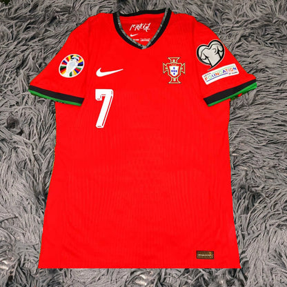 Cristiano Ronaldo Signed Portugal 23/24 Home Jersey Shirt - COA - Signature Version
