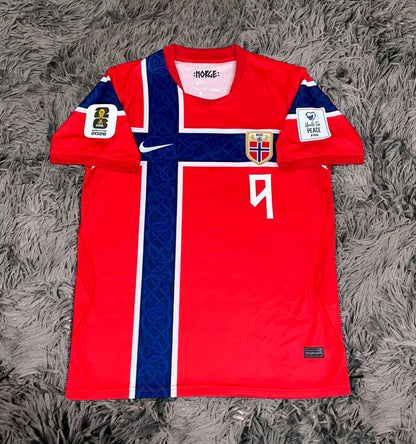 Erling Haaland Signed Norway 2026/27 Home Jersey Shirt - COA - Signature Version
