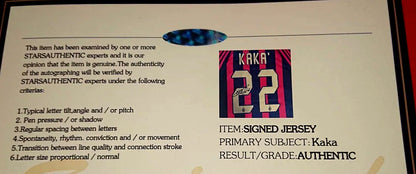 Kaka Signed AC Milan 06/07 Home Jersey Shirt - COA - Signature Version