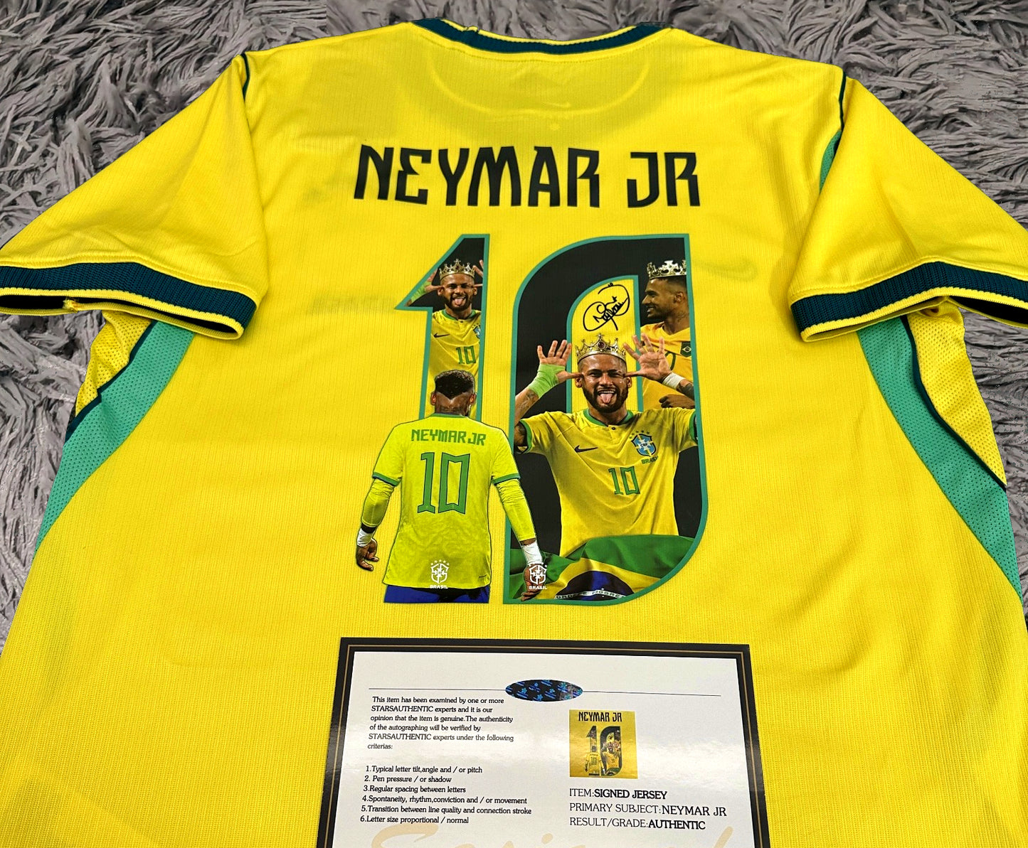 Neymar Jr Signed Brazil 2026/27 Retirement Jersey Shirt - COA - Signature Version
