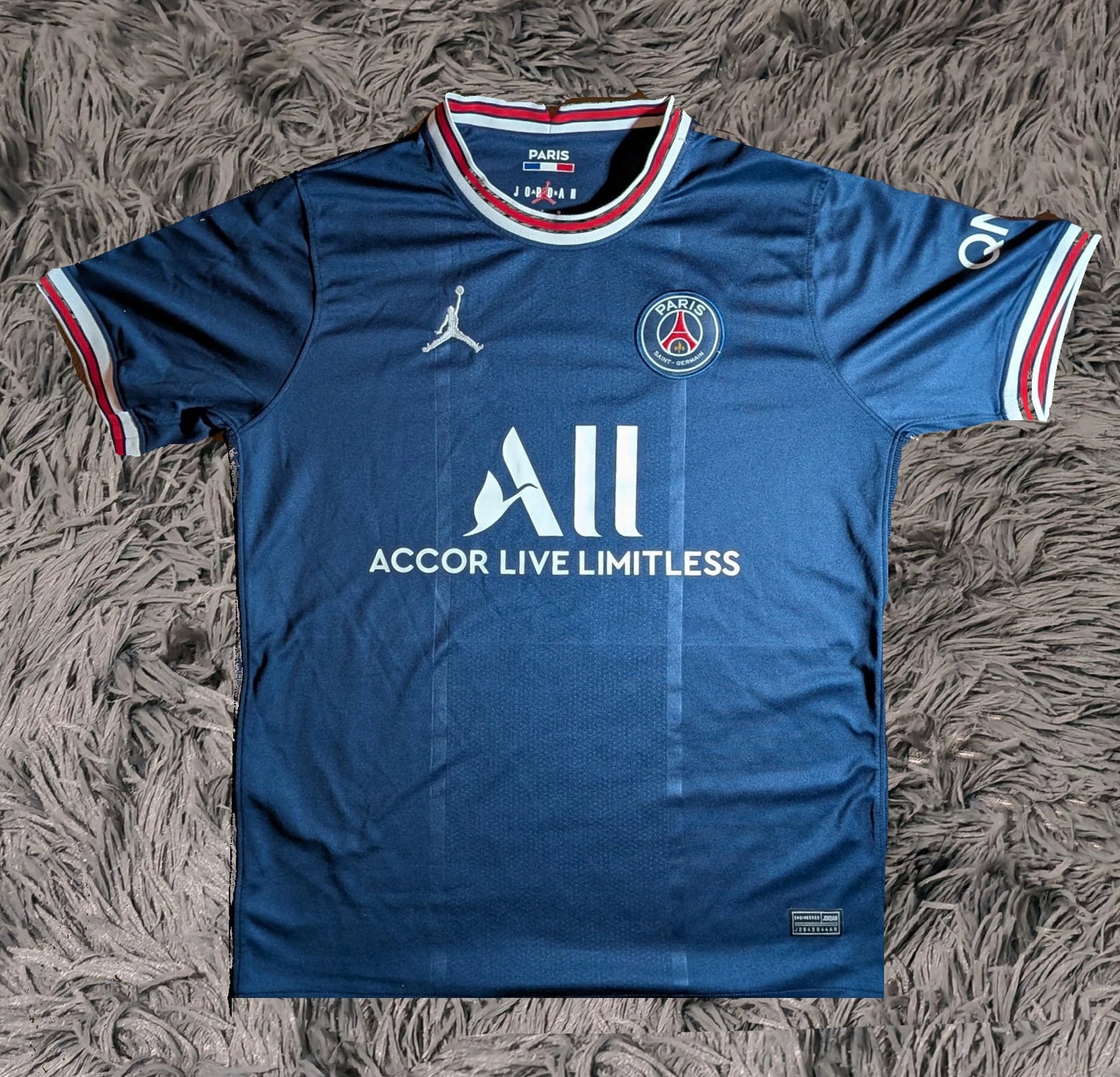 Neymar Jr Signed Paris 21/22 Home Jersey Shirt - COA - Signature Version