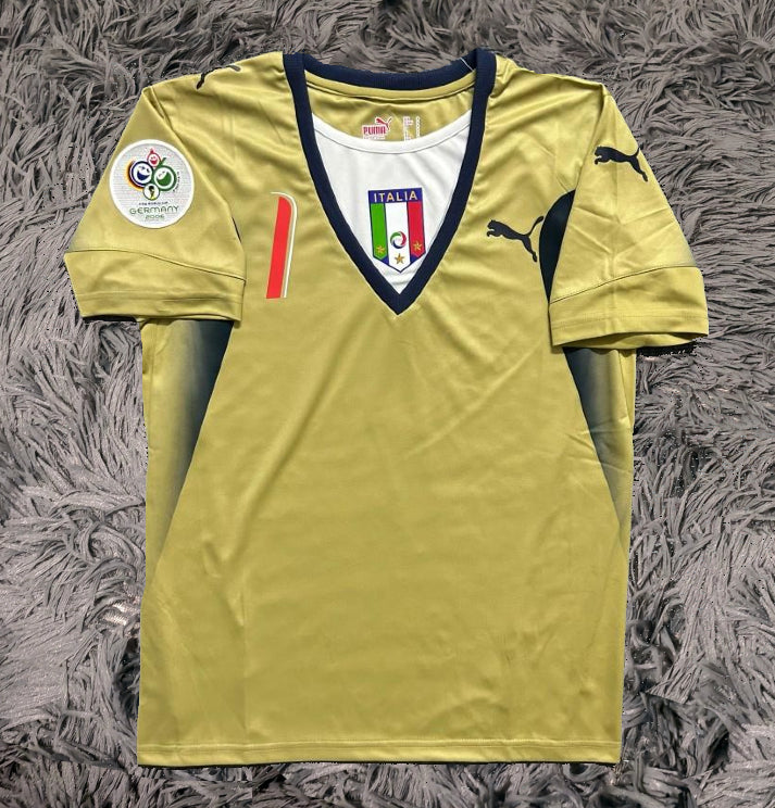 Gianluigi Buffon Signed Italy 2006 Home Jersey Shirt - COA - Signature Version