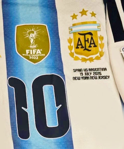 Lionel Messi Signed Argentina 2026/27 Home Jersey Shirt - COA - Signature Version