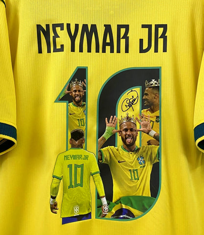 Neymar Jr Signed Brazil 2026/27 Retirement Jersey Shirt - COA - Signature Version