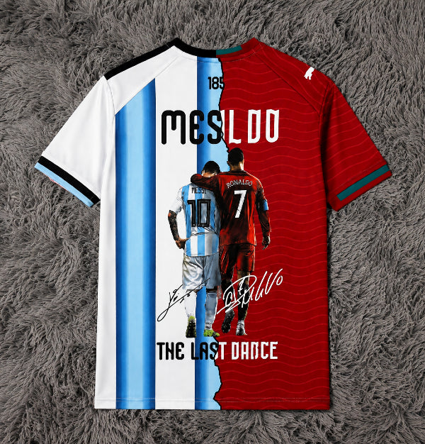Messi x Ronaldo Signed 2026/27 Argentina x Portugal Special Jersey Shirt - Signature Version
