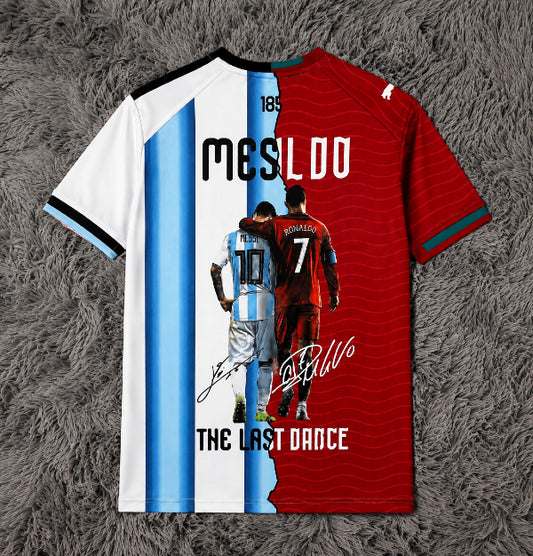 Messi x Ronaldo Signed 2026/27 Argentina x Portugal Special Jersey Shirt - Signature Version