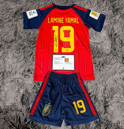 Lamine Yamal Signed Spain 2026/27 Home Jersey Shirt - COA - Signature Version