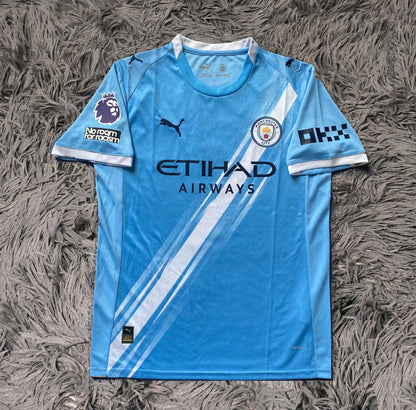 Erling Haaland Signed Man City 25/26 Home Jersey Shirt - COA - Signature Version