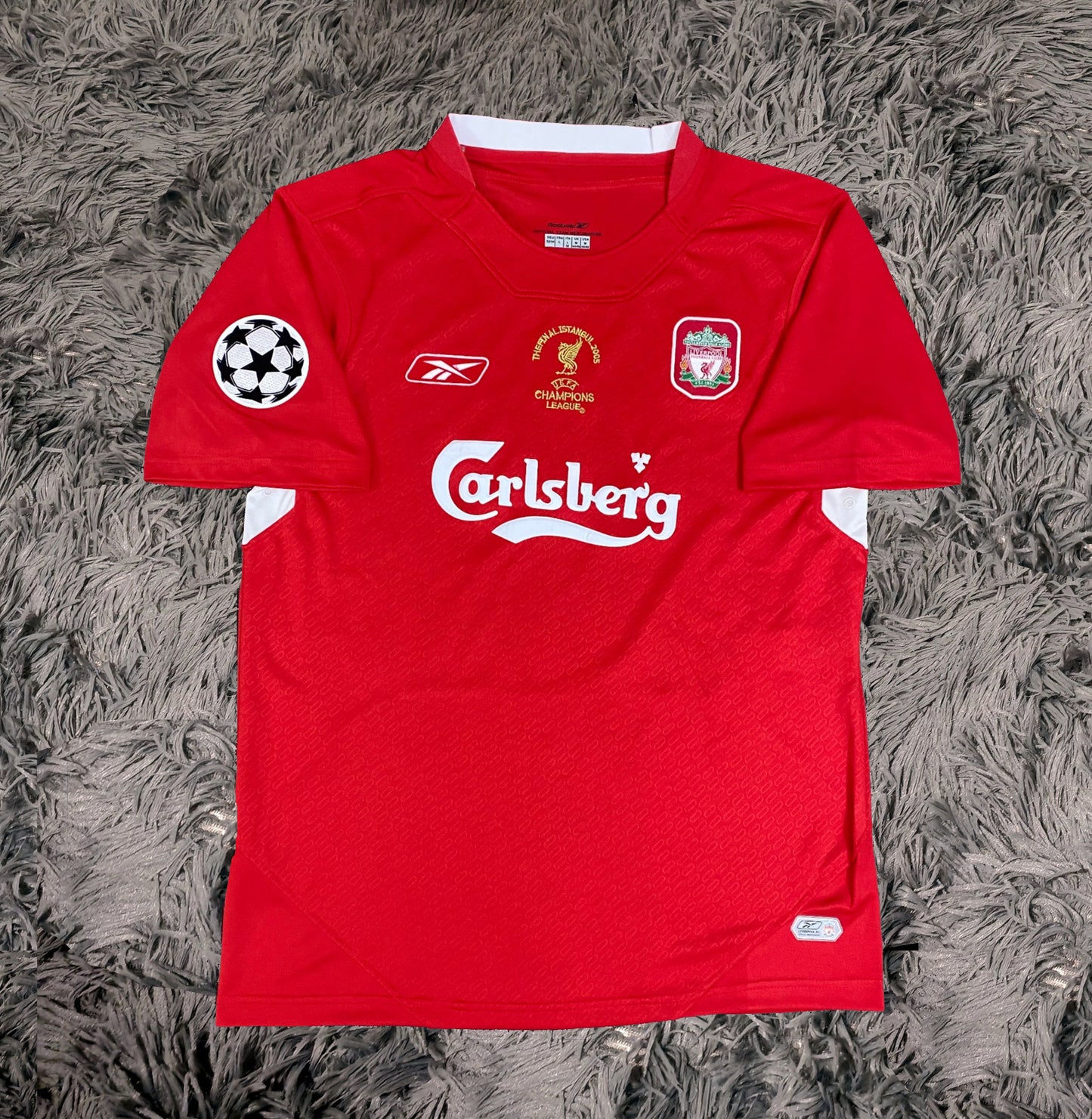 Steven Gerrard Signed Liverpool 04/05 Home Jersey Shirt - COA - Signature Version