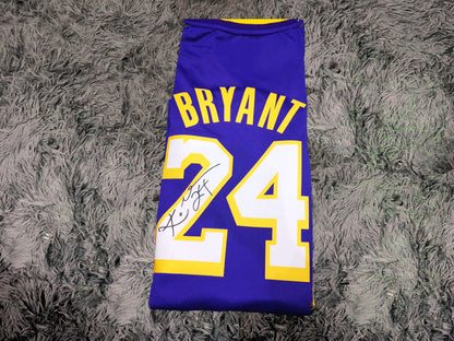Kobe Bryant Signed LA Lakers #24 Home Jersey Shirt - COA - Signature Version