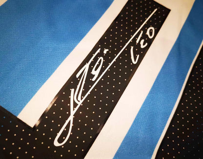 Lionel Messi Signed Argentina 21/22 Home Jersey Shirt - COA - Signature Version