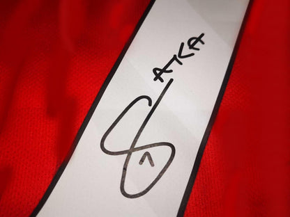 Bukayo Saka Signed Arsenal 25/26 Home Jersey Shirt - COA - Signature Version