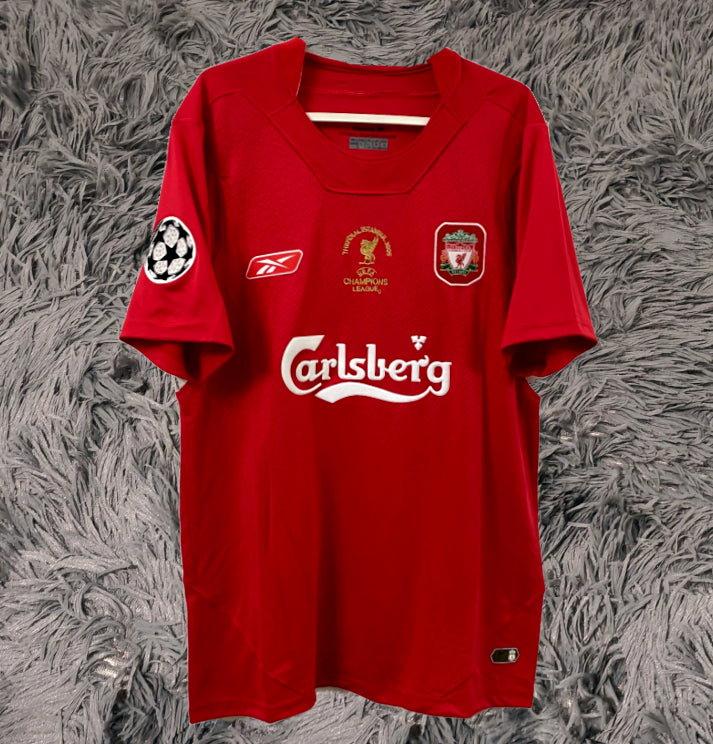Liverpool Full Team Signed Istanbul 04/05 Jersey Shirt - COA - Signature Version