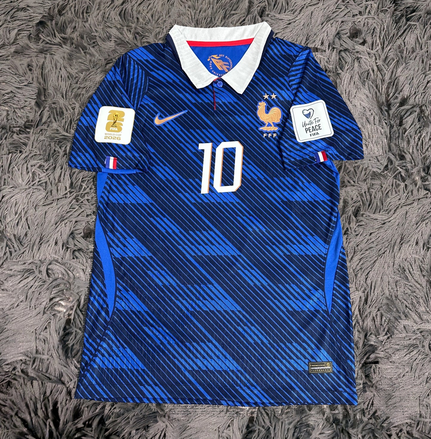 Kylian Mbappe Signed France 2026/27 Home Jersey Shirt - COA - Signature Version