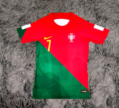 Cristiano Ronaldo Signed Portugal 21/22 Home Jersey Shirt - COA - Signature Version