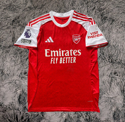 Bukayo Saka Signed Arsenal 25/26 Home Jersey Shirt - COA - Signature Version