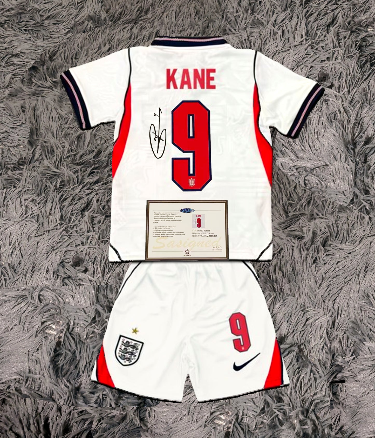 Harry Kane Signed England 2026 World Cup Jersey Shirt - COA - Signature Version